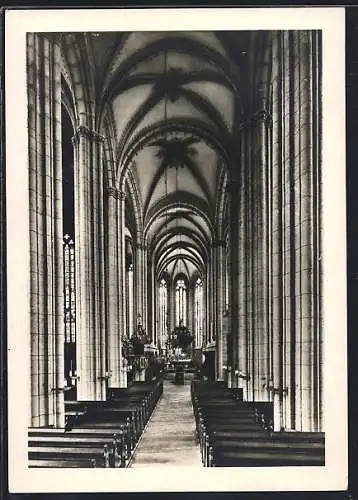 AK Mühlhausen i. Th., St. Marienkirche, Blick n. d. Chor