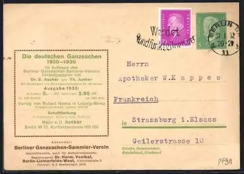 AK Ganzsachen-Sammler-Verein, Die deutschen Ganzsachen 1850-1930, Postgeschichte