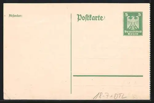 AK Berlin, Innenansicht Wintergarten Variete, Ganzsache