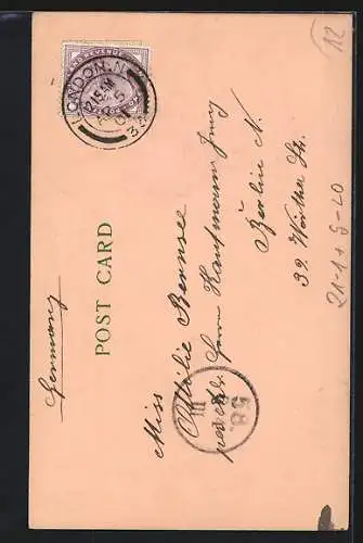 AK London, St. Pauls Cathedral, Halt gegen das Licht