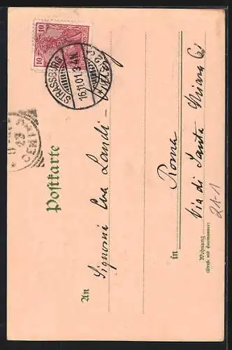 AK Strassburg i. E., Münster, Halt gegen das Licht