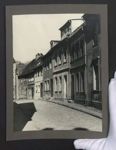 Fotografie unbekannter Fotograf, Ansicht Bernau / Mark, Blick in die hohe Steinstrasse