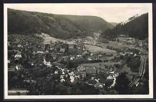 AK Hirsau /Nagoldtal, Ortsansicht aus der Vogelschau