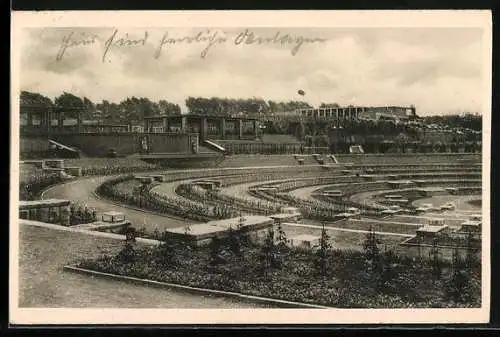 AK Essen, Gartenbau-Ausstellung 1929, Dahlien-Arena