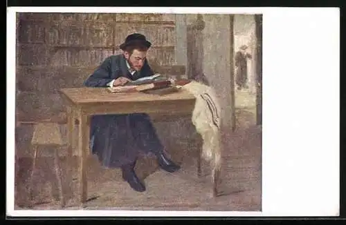 AK Jude studiert ein Buch