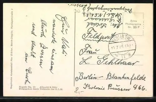 AK Zossen, Ortspanorama vom Flugzeug aus