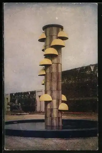 AK Essen, Grosse Ruhrländische Gartenbau-Ausstellung 1929, Sommerblumen-Terrassen