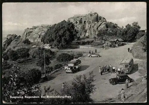 AK Blankenburg /Harz, Burgruine von der Regenstein
