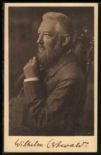 AK Porträt des Philosophen und Chemikers Wilhelm Ostwald