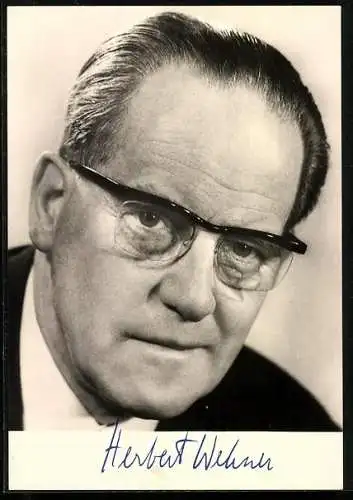 AK Portrait Herbert Wehner, Mitglied des SPD-Präsidiums