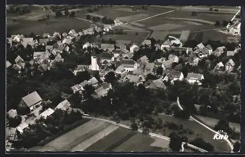 AK Altburg im Schwarzwald, Ortsansicht aus der Luft