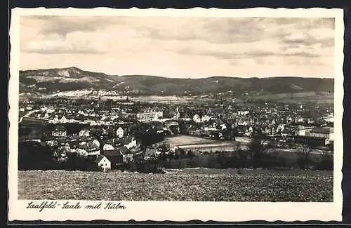 AK Saalfeld /Saale, Blick auf die Stadt mit Kilm
