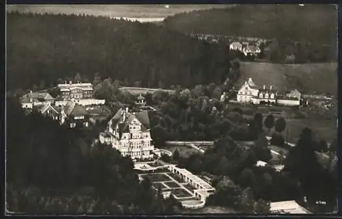 AK Benneckenstein /Hochharz, Blick nach Norden, Sanatorium