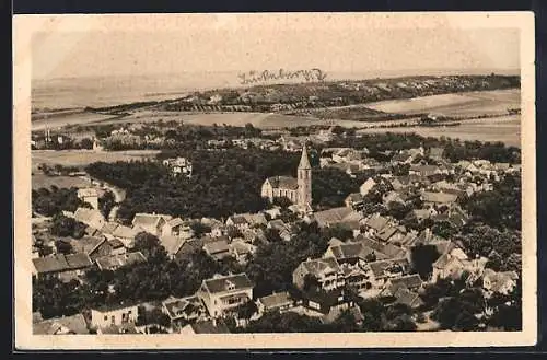 AK Suderode i. Harz, Fliegeraufnahme, Ortsansicht, Kirche