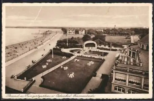 AK Travemünde, Strand und Konzertgarten