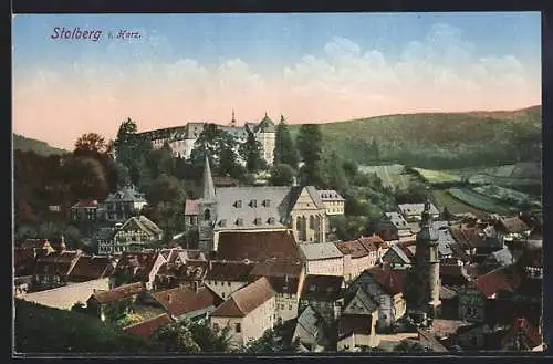 AK Stolberg i. Harz, Schloss, Kirche