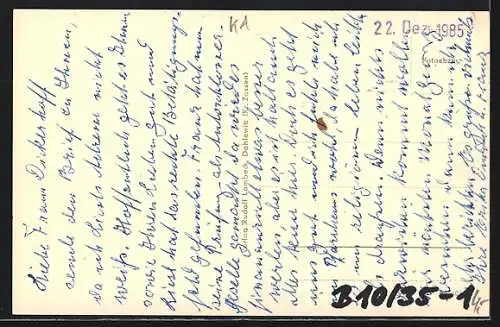 AK Blankenfelde /Zossen, St. Nikolauskirche, Innenansicht