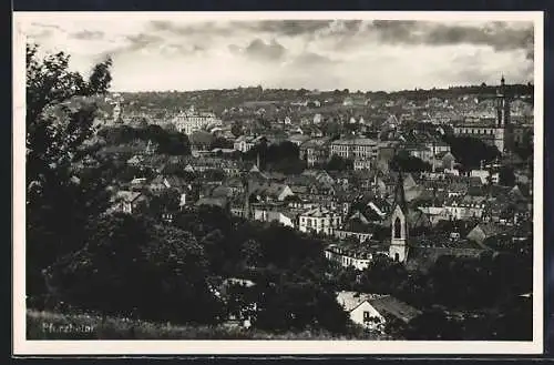 AK Pforzheim, Stadtansicht