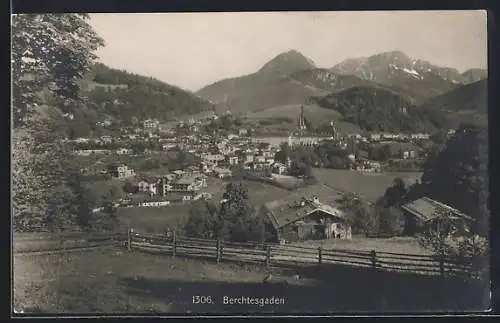 AK Berchtesgaden, Ortsansicht aus der Vogelschau