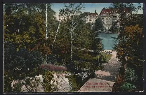 AK Berlin-Charlottenburg, Park am Lietzensee