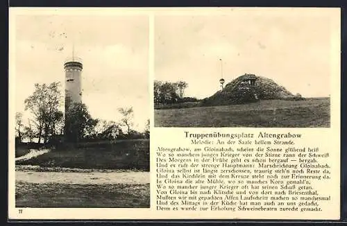 AK Altengrabow, Truppenübungsplatz, Aussichtsturm