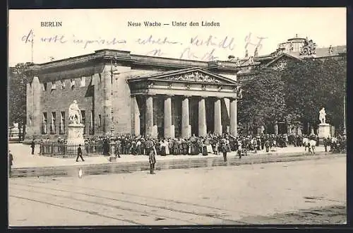 AK Berlin, Neue Wache, Unter den Linden