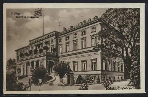 AK Stuttgart, Kgl. Wilhelmspalais