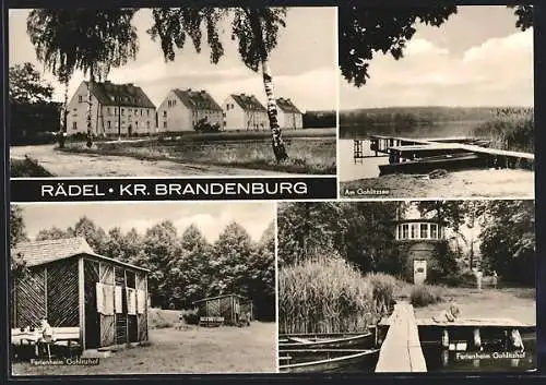 AK Rädel, Ferienheim Gohlitzhof und Gohlitzsee