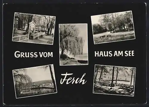 AK Ferch, Ansichten vom Haus am See