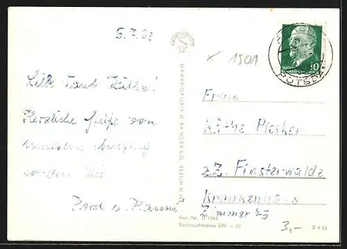 AK Ferch, Ansichten vom Haus am See