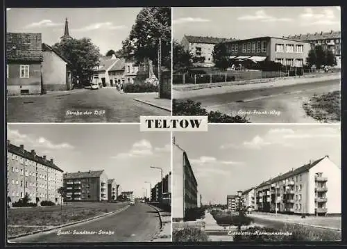 AK Teltow, Strasse der DSF, Anne-Frank-Weg, Gustl-Sandtner-Strasse, Lieselotte-Hermannstrasse