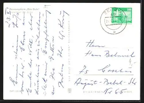 AK Breitenbach /Zeitz, Genesungsheim Otto Diehr