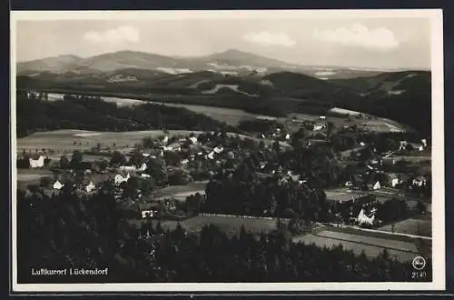 AK Lückendorf, Blick nach dem Jeschken