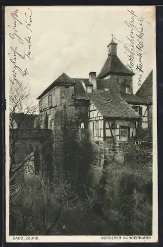 AK Cadolzburg, Vorderer Burgeingang