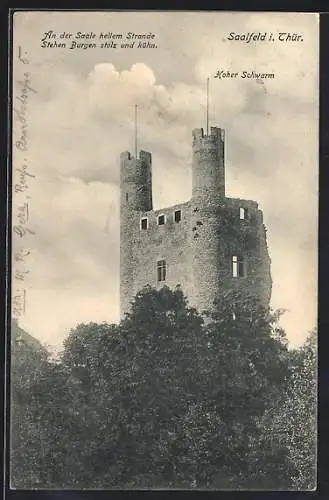 AK Saalfeld i. Thür., Hoher Schwarm