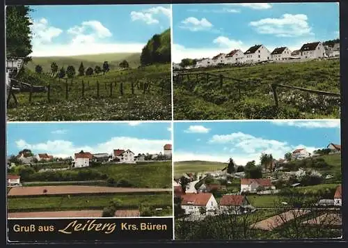 AK Leiberg /Büren, Häuserpanorama, Ortsansichten