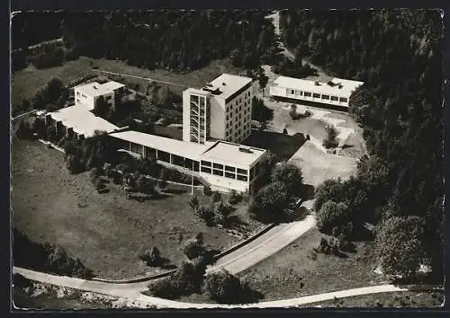 AK Bergneustadt /Rhld., Haus der Friedrich-Ebert-Stiftung, Fliegeraufnahme