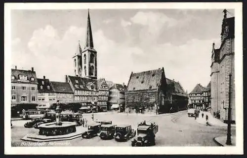 AK Halberstadt, Autos am Holzmarkt
