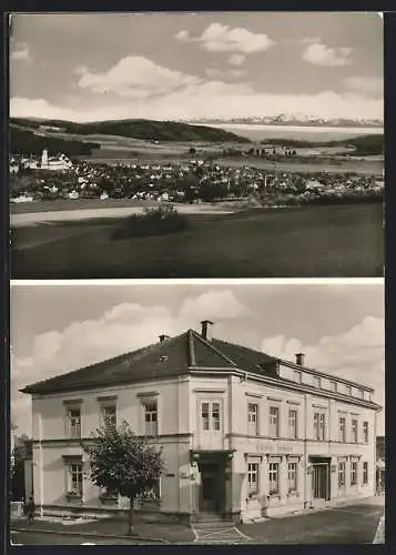 AK Stockach am Bodensee, Hotel Fortuna, Teilansicht