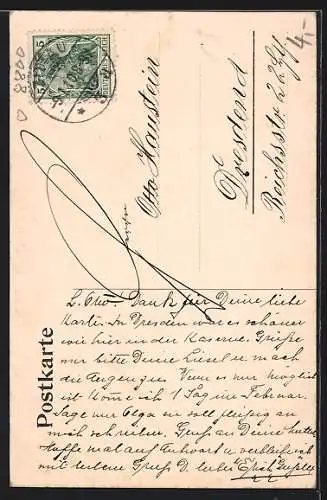 AK Zittau, Weinau, Partie am Forellenteich