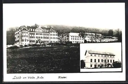 AK Laab am Walde, Blick auf das Kloster