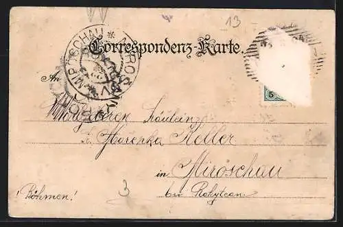 AK Kaltenleutgeben, Ortsansicht vor dem Bergen