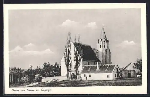 AK Sallapulka, Wallfahrtskirche Maria im Gebirge