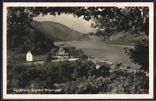 AK Aggsbach, Blick auf den Gasthof Bissinger