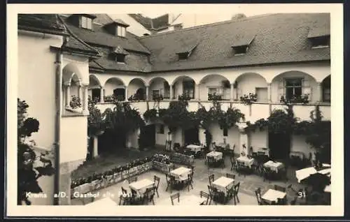 AK Krems a. D., Gasthof und Hotel Alte Post, Inh. K. Brunner