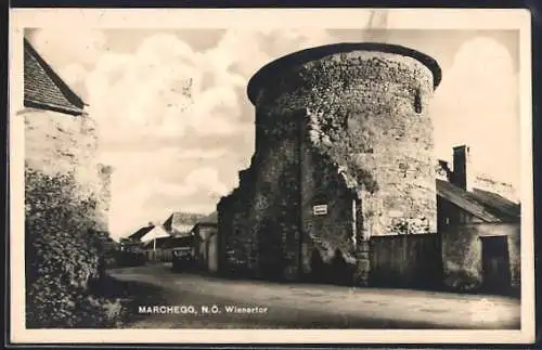 AK Marchegg /N. Ö., Partie am Wienertor