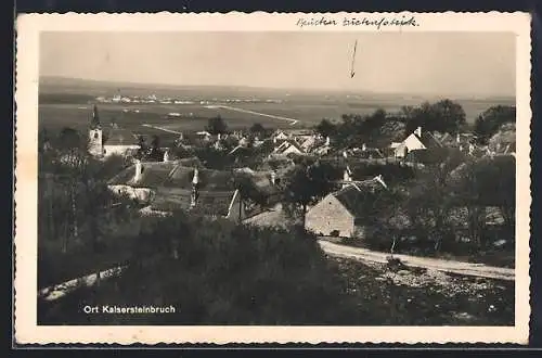 AK Kaisersteinbruch, Gesamtansicht aus der Vogelschau