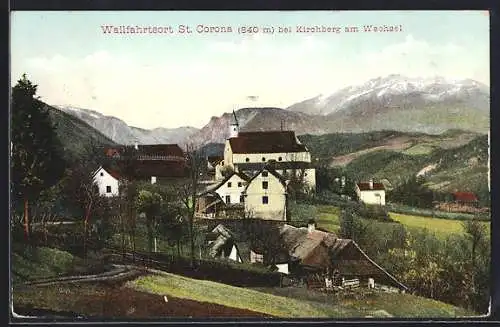 AK St. Corona, Gesamtansicht des Wallfahrtsortes
