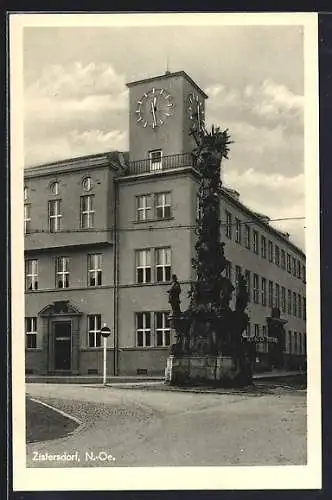AK Zistersdorf, Strassenpartie im Ort