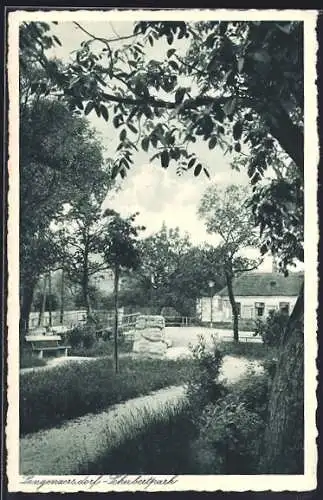 AK Langenzersdorf, Partie im Schubertpark